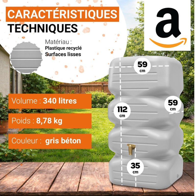 Cuve Jardin 340L